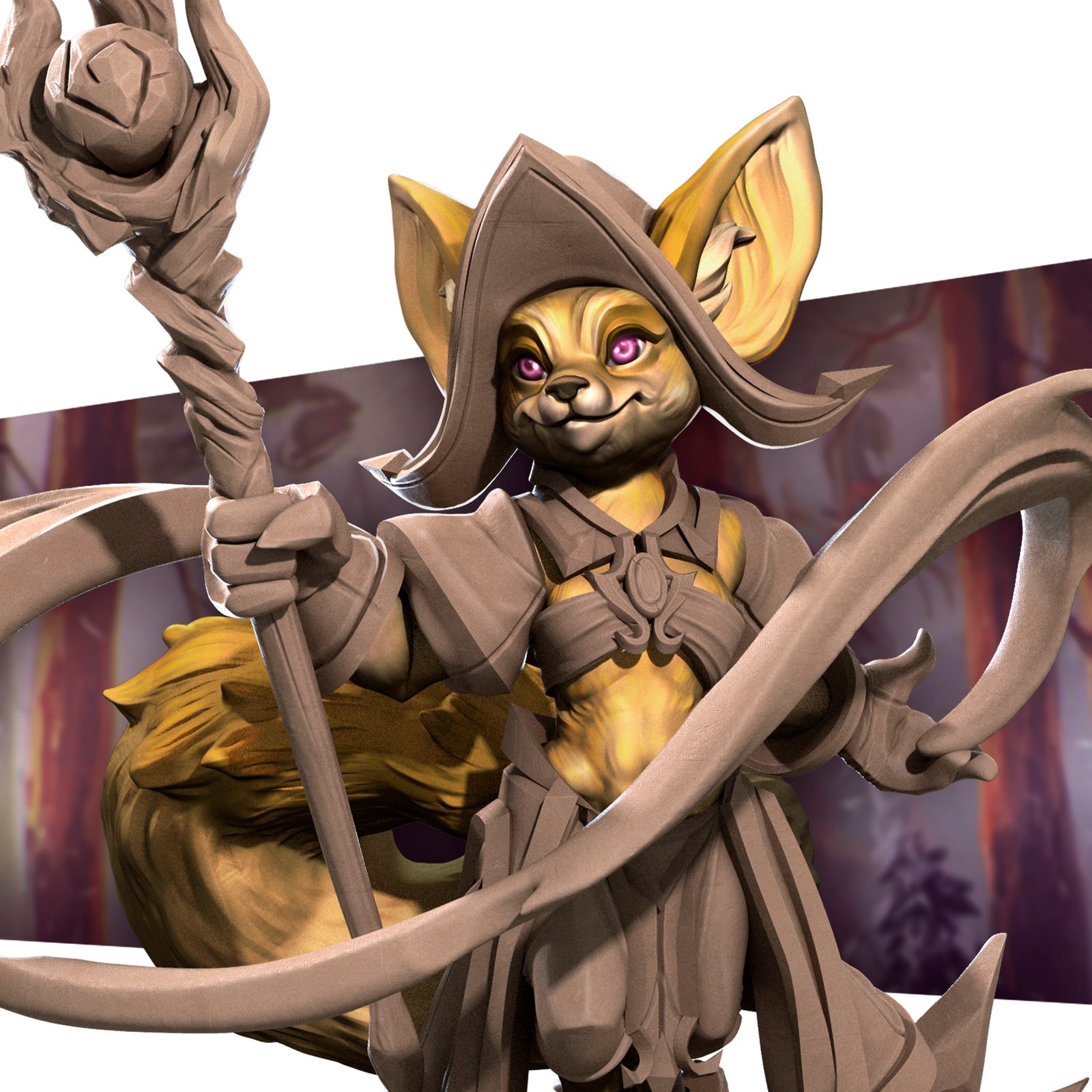 Wizard Devil Mini Little Legends Minis – Custom 3D Minis for D&D & Pathfinder