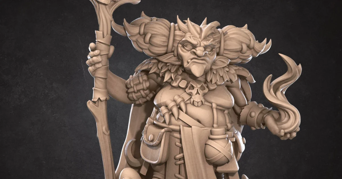 Derro Woman Derro Wizard - Little Legends Minis